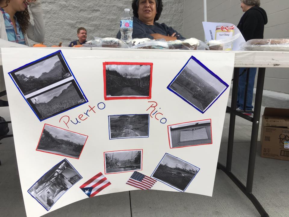 Puerto Rico collage for hurricane relief