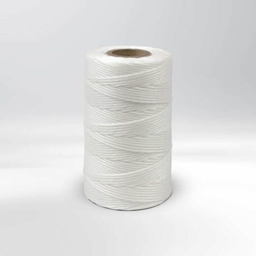 Waxed Polyester Cord white